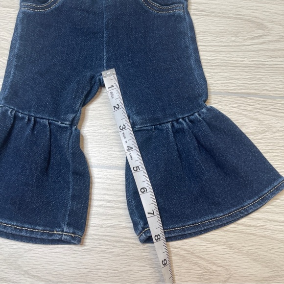 Wrangler Baby Infant Girl Western Flare Ruffle Jeggings Jeans 3-6 Months - Picture 8 of 8